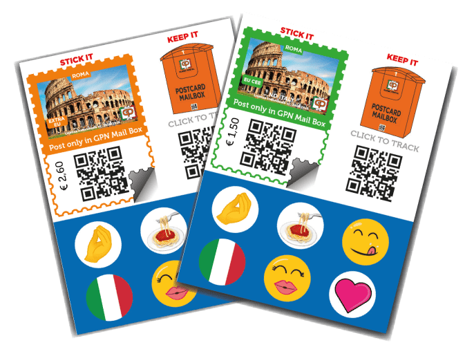 Globe Postal Network - cartolina