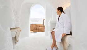 In Italia esiste una spa fatta di neve e ghiaccio: è un sogno