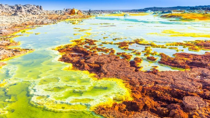 Danakil Depression, il luogo più caldo del mondo si trova in Etiopia ed è spettacolare