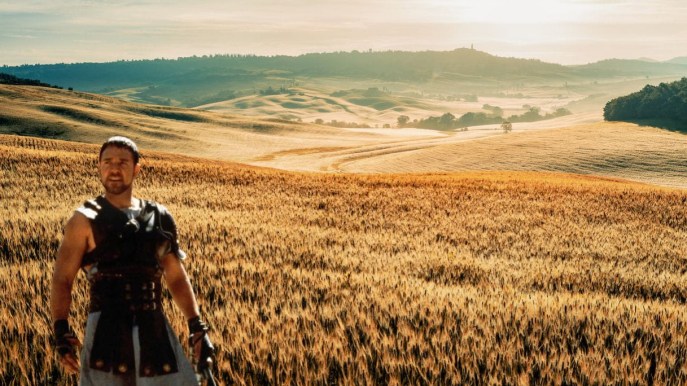 In Val d’Orcia, sui luoghi del film Il Gladiatore