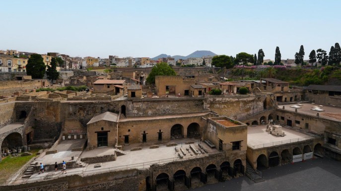 Ercolano, riaperta ai visitatori l’antica spiaggia