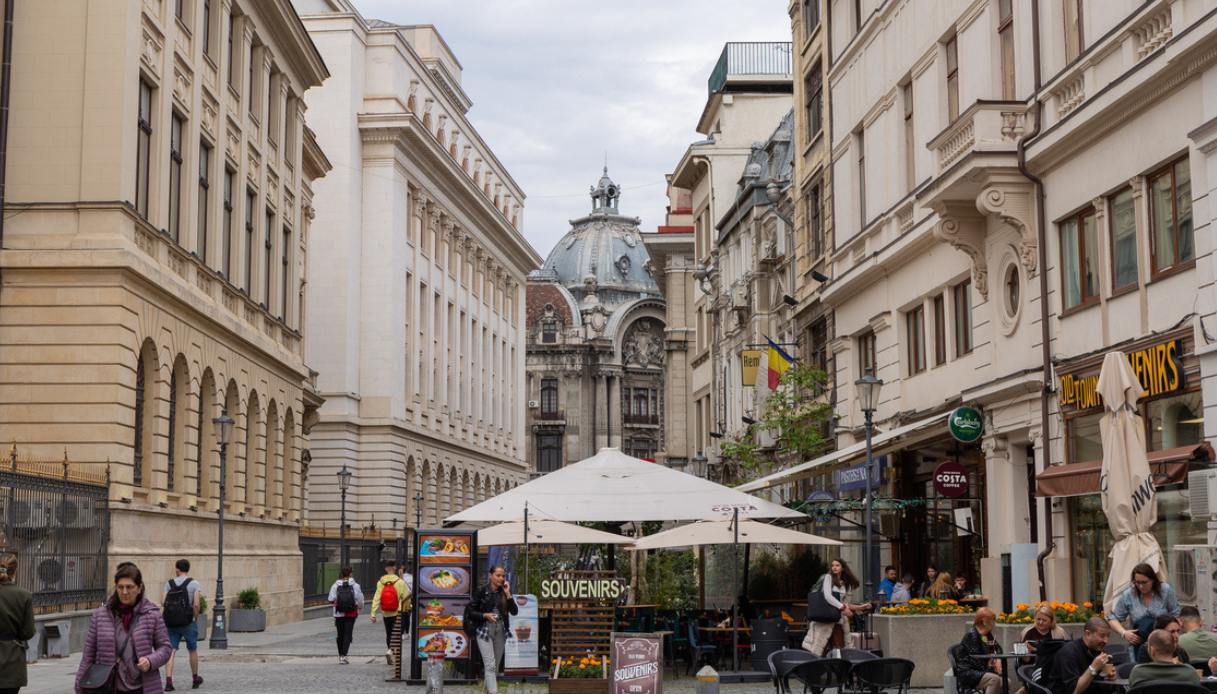 Quartiere di Lipscani a Bucarest