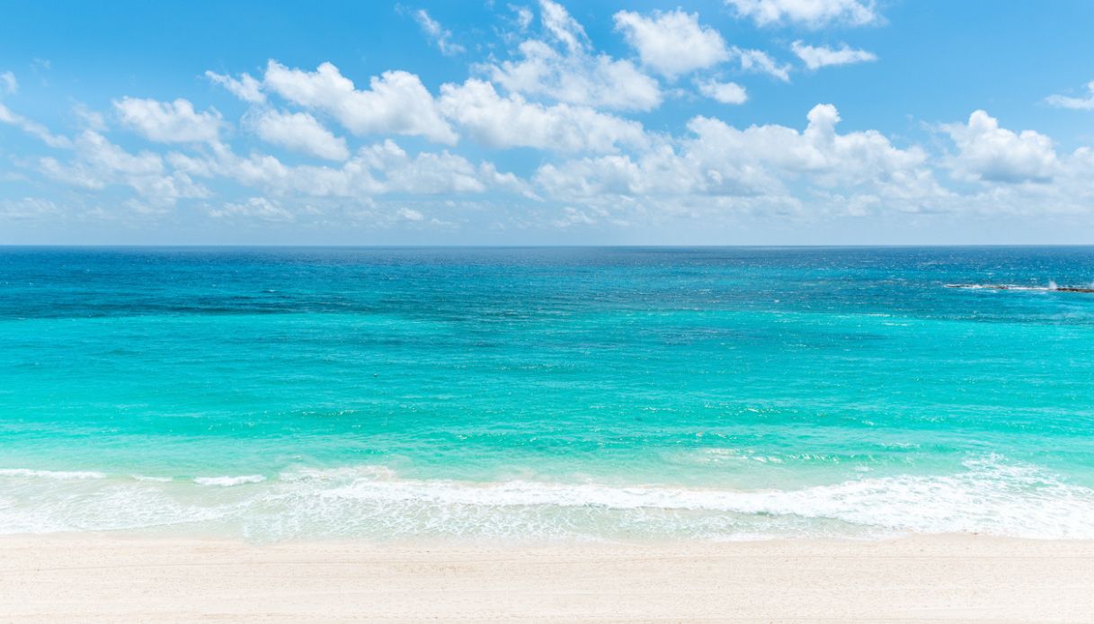 Vista del mare caraibico