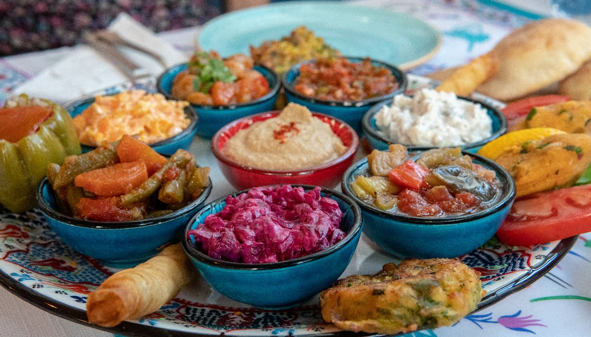 Piatto di antipasti turchi