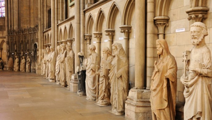 Interno Cattedrale Rouen