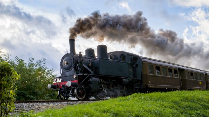 A bordo del treno della vendemmia del Piemonte