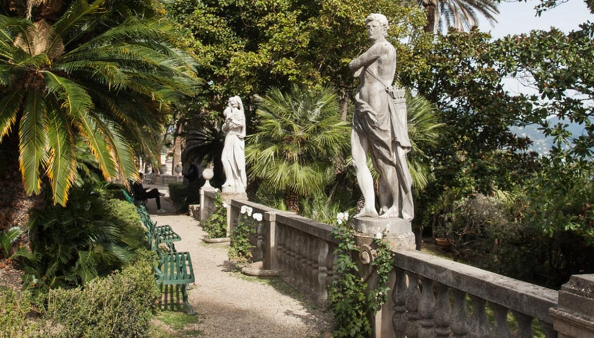 Lo splendido Parco di Villa Durazzo, a Santa Margherita Ligure