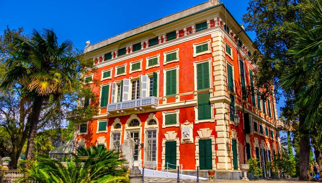 L'elegante Villa Durazzo, a Santa Margherita Ligure