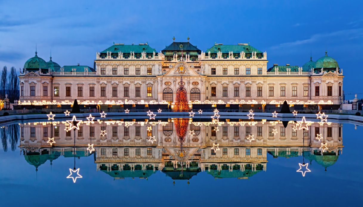 Mercatini di Natale a Vienna, palazzo Belvedere